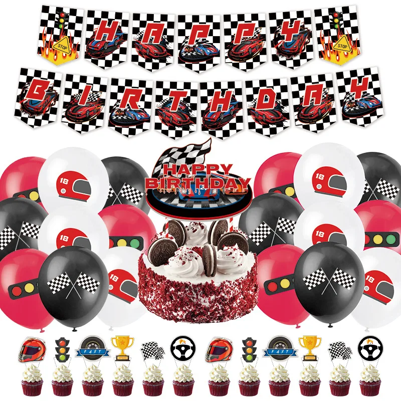 Red Cartoon Racing Car Themed Birthday Party Decoration Latex Balloon Cake Decoration Supplies Banner Baby Shower Boy Kid Gift
Red Cartoon Racing Car Themed Birthday Party Decoration Latex Balloon Cake Decoration Supplies Banner Baby Shower Boy Kid Gift
