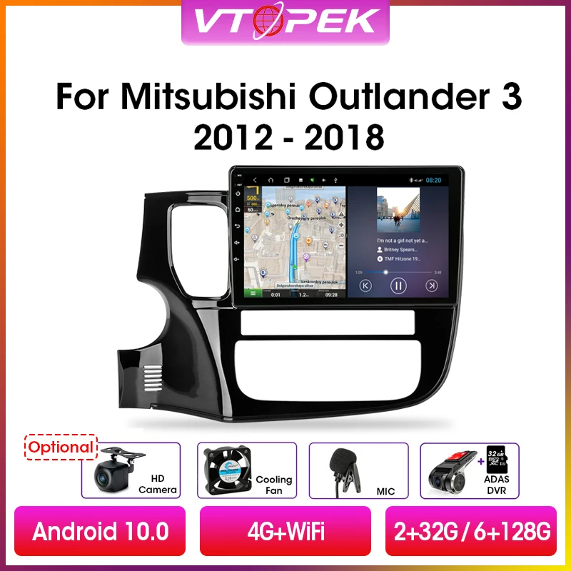 Автомобильная Мультимедийная система Vtopek, на Android 11,0, с GPS, 10 "4G DSP, для Mitsubishi Outlander Xl 3 2012-2018
Автомобильная Мультимедийная система Vtopek, на Android 11,0, с GPS, 10 "4G DSP, для Mitsubishi Outlander Xl 3 2012-2018