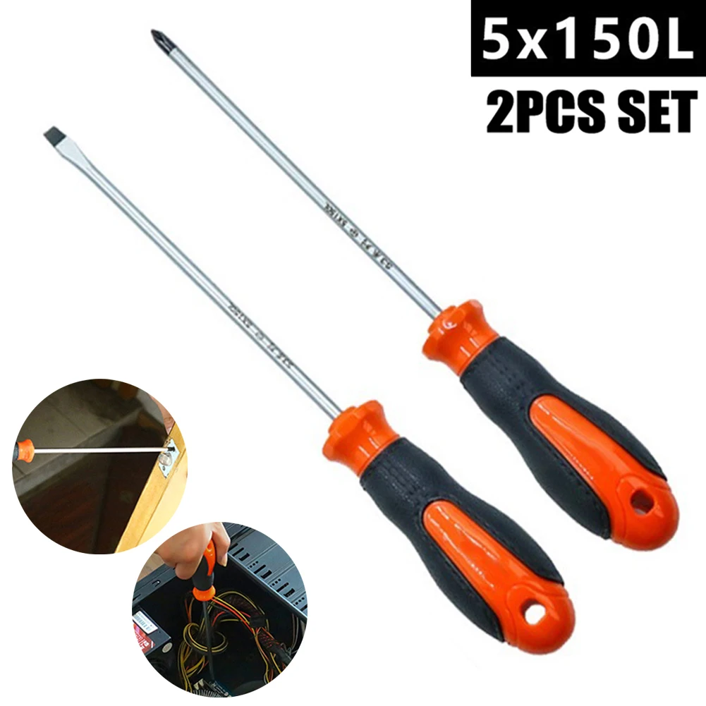 1/2pcs 6Inch Long Slotted Cross Screwdriver Magnetic Screwdriver With Rubber Handle Multipurpose Electric Screwdriver Hand Tools
1/2pcs 6Inch Long Slotted Cross Screwdriver Magnetic Screwdriver With Rubber Handle Multipurpose Electric Screwdriver Hand Tools