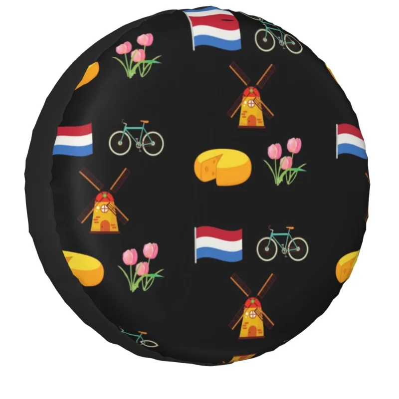 The Netherlands Flag Spare Tire Cover Case Waterproof Dust-Proof Holland Wheel Covers for Mitsubishi Pajero
The Netherlands Flag Spare Tire Cover Case Waterproof Dust-Proof Holland Wheel Covers for Mitsubishi Pajero