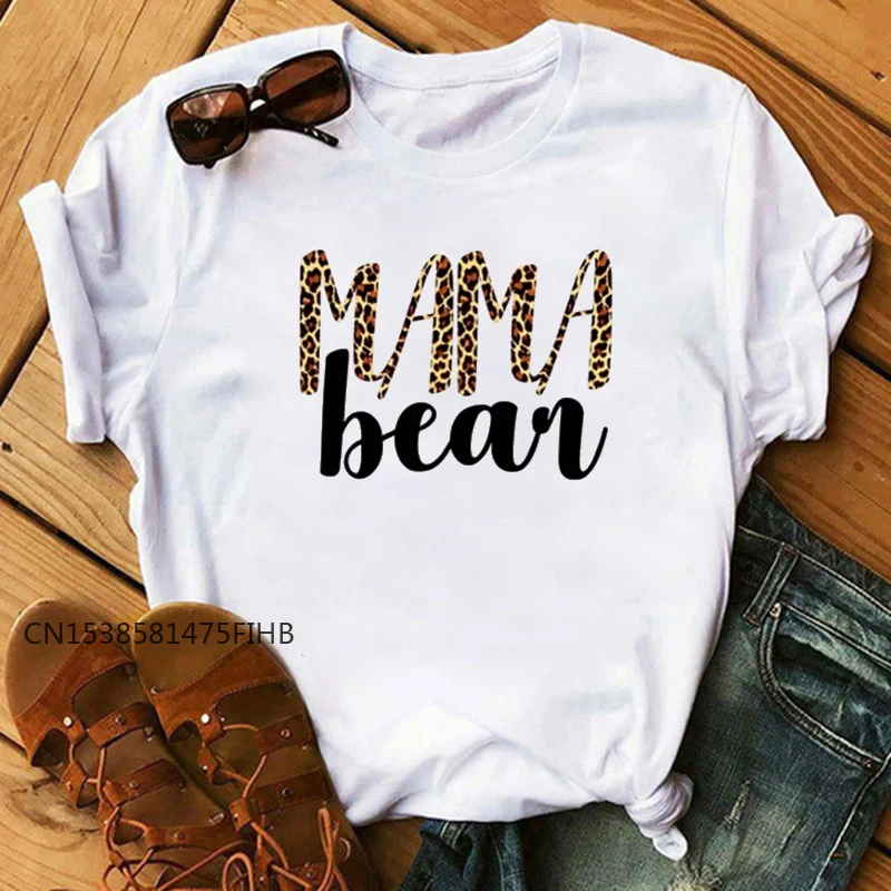 Mama Bear Leopard Print Women Basic Tshirts Fashions T Shirt For Lady Premium Top Tee Hipster Funny Female Premium Top
Mama Bear Leopard Print Women Basic Tshirts Fashions T Shirt For Lady Premium Top Tee Hipster Funny Female Premium Top