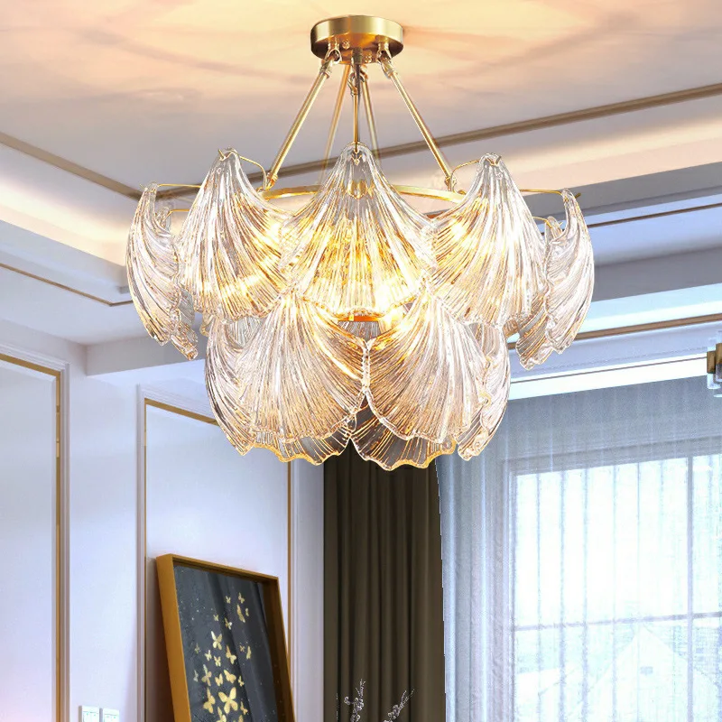 Amber Shell Glass Ceiling Chandeliers Hanging Lamps LED Lights Lustres Home Lamps Remote Control for Living Room Free Shipping
Amber Shell Glass Ceiling Chandeliers Hanging Lamps LED Lights Lustres Home Lamps Remote Control for Living Room Free Shipping