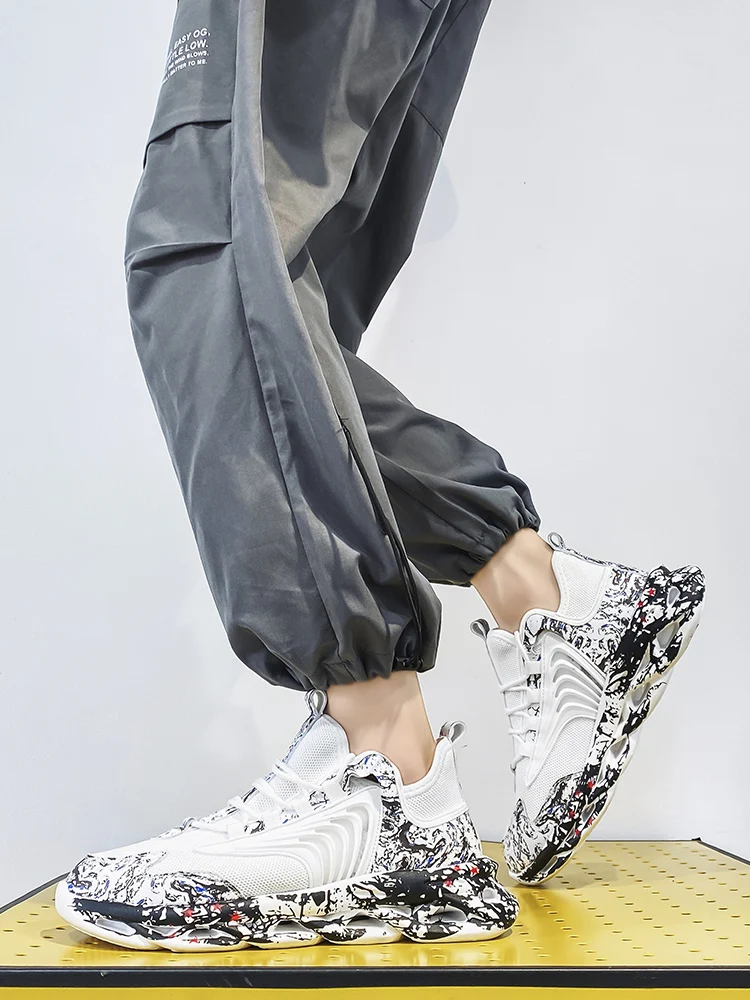 Tenis Masculino Trendy Fashion Sneakers Mesh Breathable Comfortable Significantly High кроссовки мужские Walking Shoes for Men
Tenis Masculino Trendy Fashion Sneakers Mesh Breathable Comfortable Significantly High кроссовки мужские Walking Shoes for Men