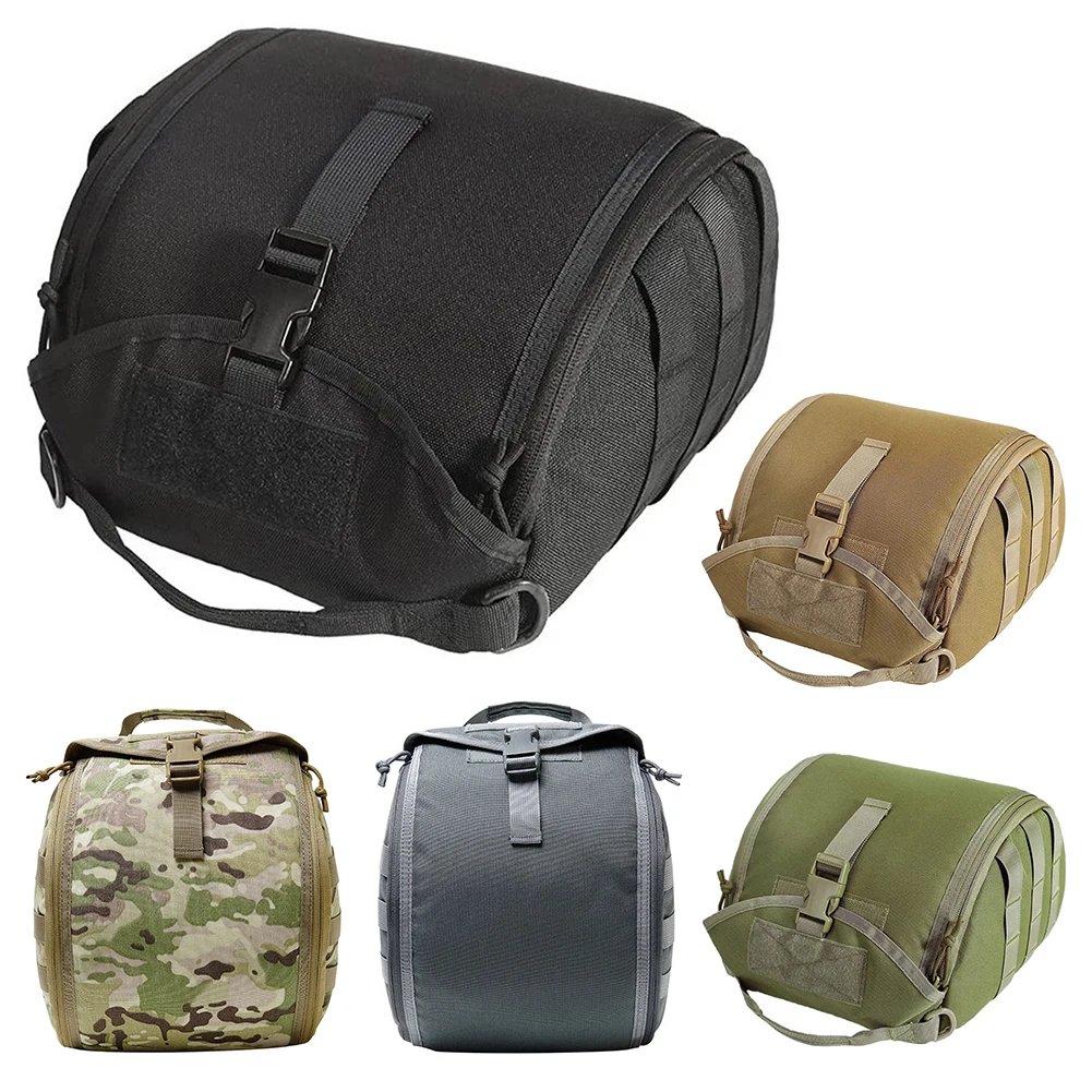 Gas Mask Storage Bag Portable Breathing Mask Molle Bag Multifunction Large Capacity Nylon1000D for Airsoft Sports Combat Helmets
Gas Mask Storage Bag Portable Breathing Mask Molle Bag Multifunction Large Capacity Nylon1000D for Airsoft Sports Combat Helmets