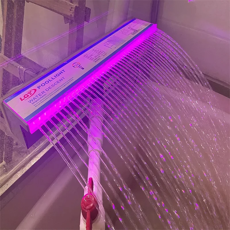 Подводный водопад, лезвие из акрилового АБС-пластика, фонтан, спа, водный спуск, RGB, настенный, красочный
Подводный водопад, лезвие из акрилового АБС-пластика, фонтан, спа, водный спуск, RGB, настенный, красочный