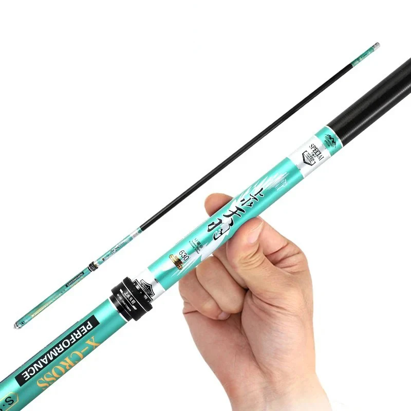 Ultralight Carbon Telescopic Fishing Rod 6.3m 7.2m 8.1m 9m 10M Super Hard Stream Pole Carp Perch Crucian Carp Freshwater
Ultralight Carbon Telescopic Fishing Rod 6.3m 7.2m 8.1m 9m 10M Super Hard Stream Pole Carp Perch Crucian Carp Freshwater