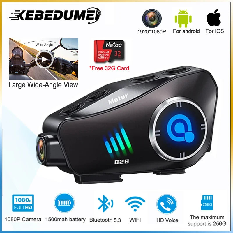 Гарнитура для мотоциклетного шлема 1080P видеорегистратор Wi-Fi камера рекордер BT5.3 DVR беспроводной громкой связи HD водонепроницаемые наушники
Гарнитура для мотоциклетного шлема 1080P видеорегистратор Wi-Fi камера рекордер BT5.3 DVR беспроводной громкой связи HD водонепроницаемые наушники
