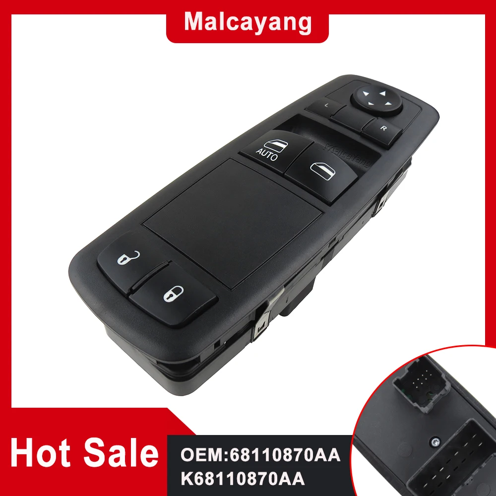 68110870AB For Chrysler Town & Country Caravan 2011 2012 2013 2014-2017 K68110870AA 68110870AA Car Power Window Master Switch
68110870AB For Chrysler Town & Country Caravan 2011 2012 2013 2014-2017 K68110870AA 68110870AA Car Power Window Master Switch