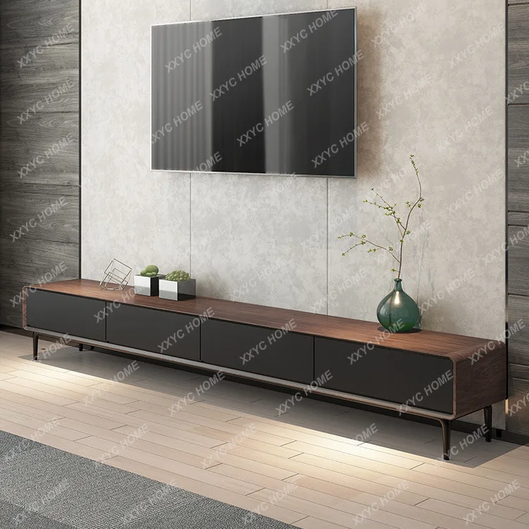 Minimalist TV Cabinet Floor TV Cabinet and Tea Table Floor Cabinet Black Retro Cabinet One-Line
Minimalist TV Cabinet Floor TV Cabinet and Tea Table Floor Cabinet Black Retro Cabinet One-Line