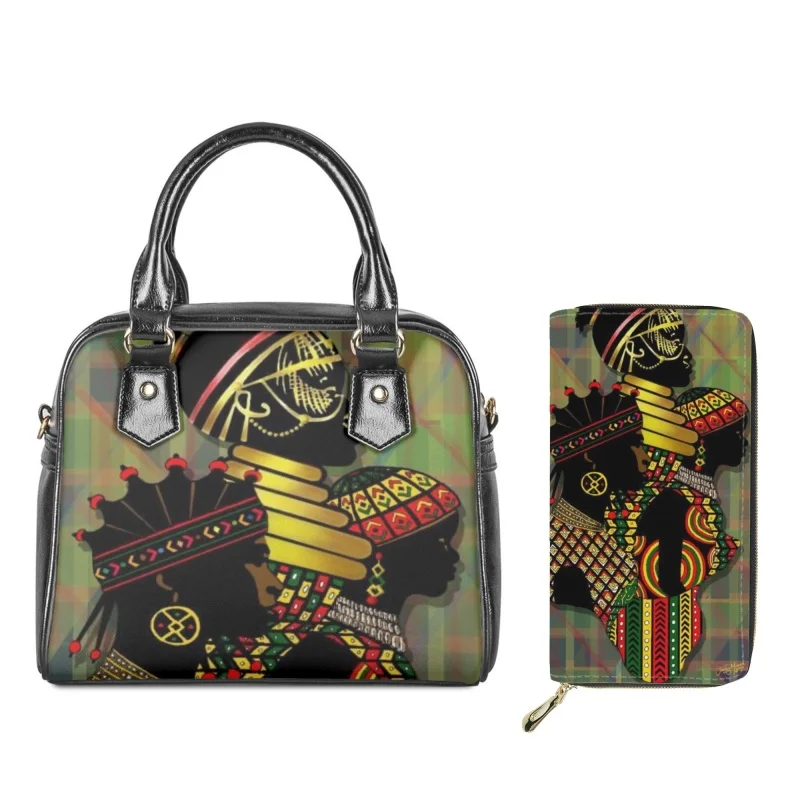 Twoheartsgirl Female PU Handbags Set Fashion African Women Pattern Shoulder Bag Purse Zipper Portable Crossbody Bags for Girls
Twoheartsgirl Female PU Handbags Set Fashion African Women Pattern Shoulder Bag Purse Zipper Portable Crossbody Bags for Girls