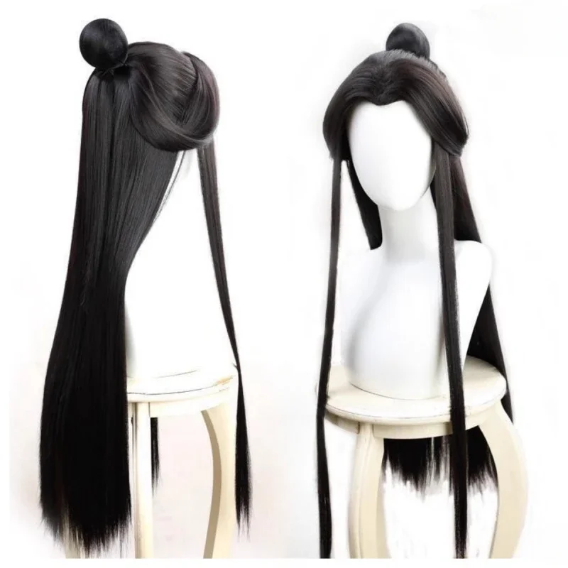 

Anime Heaven Official's Blessing Cosplay Xie Lian Wig Black Hair Tian Guan Ci Fu Hanfu Wigs XieLian Cosplay Wig + Wig Cap