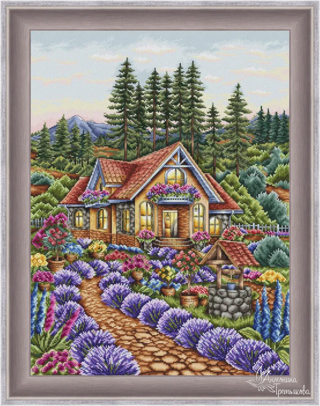 Cross Stitch Embroidery Kit, DIY Canvas Set, DMC Threads, Lavender Flower, House, 14CT, 18CT, 25CT, 51-64
Cross Stitch Embroidery Kit, DIY Canvas Set, DMC Threads, Lavender Flower, House, 14CT, 18CT, 25CT, 51-64