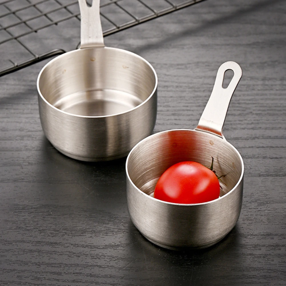 Stockpots Sauce Pan 1pcs Cup Kitchen Long Handle Milk Pot Mini Non Stick Small Smooth Edge Stainless Steel Durable
Stockpots Sauce Pan 1pcs Cup Kitchen Long Handle Milk Pot Mini Non Stick Small Smooth Edge Stainless Steel Durable