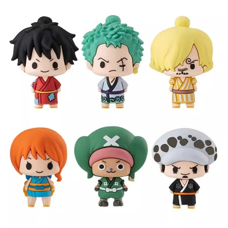 

In Stock Original MEGAHOUSE Chokorin Roronoa Zoro Luffy Nami Sanji Tony Tony Chopper Law Mini Action Anime Figure Model Toys