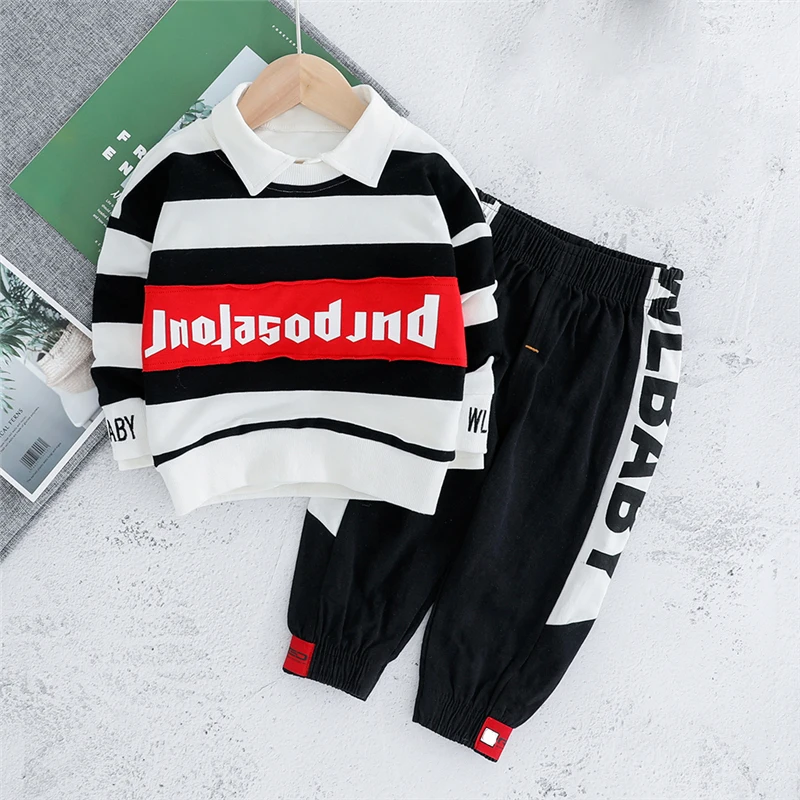 Infant Clothing Sets Spring Autumn Baby Tracksuit Boys Girls Clothes Kids Stripe T Shirt Pants 2 Pieces Suit Children Outfits
Infant Clothing Sets Spring Autumn Baby Tracksuit Boys Girls Clothes Kids Stripe T Shirt Pants 2 Pieces Suit Children Outfits