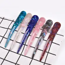 New Re Large Bright Colorful Barrette Horn Hair Clip Acrylic Long Stick Hairpins Shower Makeup Ponytail Holder Hair Claws Clamp 
New Re Large Bright Colorful Barrette Horn Hair Clip Acrylic Long Stick Hairpins Shower Makeup Ponytail Holder Hair Claws Clamp