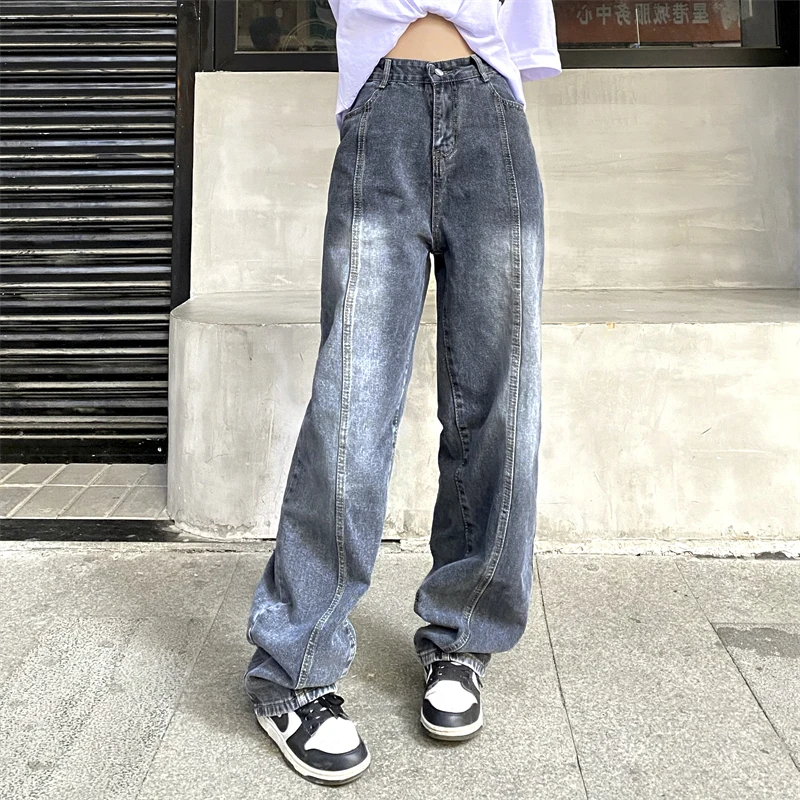 Hip Hop High Street Distressed Vintage Wash Wide Leg Jeans Loose Straight Leg Denim Pants
Hip Hop High Street Distressed Vintage Wash Wide Leg Jeans Loose Straight Leg Denim Pants