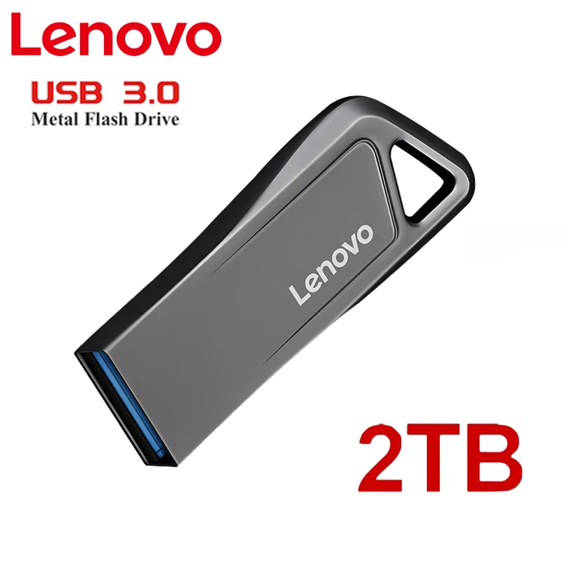 

Lenovo Mini Pen Drive 2TB 1TB Memory Portable Waterproof U Disk High-Speed USB3.0 Data Transmission Metal USB Flash Drive For PC