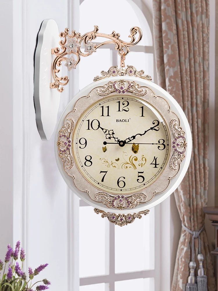 Polaroid European Double-sided Wall Clock Living Room Creative Art Double-sided Decoration Solid Wood Modern Wall Clock Silent L
Polaroid European Double-sided Wall Clock Living Room Creative Art Double-sided Decoration Solid Wood Modern Wall Clock Silent L