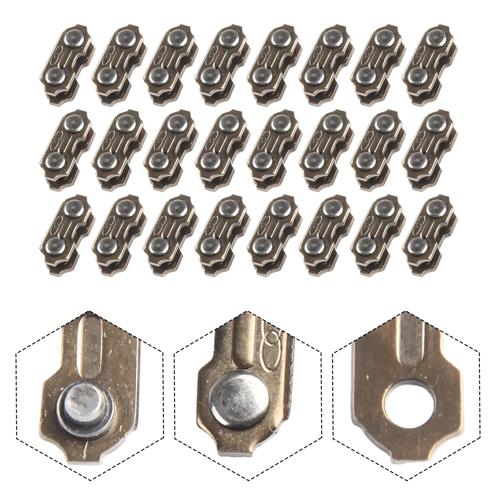 24pcs Chainsaw Chain Link 3/8\\'\\' 0.375\\\" Chain Button For Oregon Type Preset Straps Set 050-058 For STIHL For Woodland
24pcs Chainsaw Chain Link 3/8\\'\\' 0.375\\\" Chain Button For Oregon Type Preset Straps Set 050-058 For STIHL For Woodland