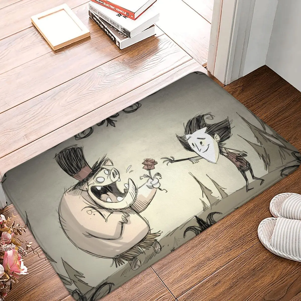 Уникальный Коврик для ванной комнаты с надписью Don't Starve Wilson, кухонный ковер, коврик для балкона, домашний декор