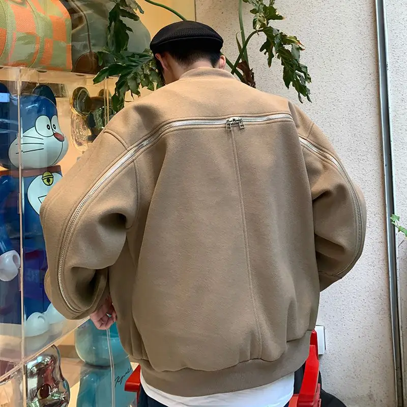 Men and Women Spring and Autumn American Fashion Personalized Zipper Design Spliced Jackets Couple Casual Y2K Top harajuku
Men and Women Spring and Autumn American Fashion Personalized Zipper Design Spliced Jackets Couple Casual Y2K Top harajuku