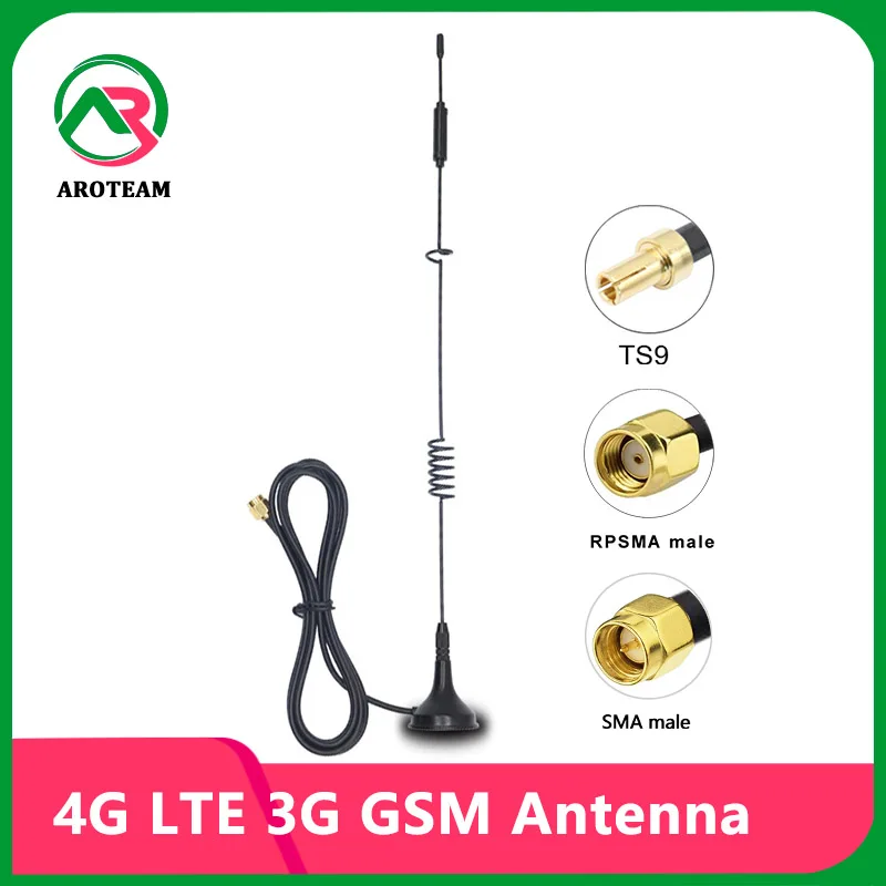 

4G LTE 3G GSM Full Band Sucker Antenna 12dBi High Gain Signal Booster Amplifier 698~2700MHz SMA TS9 for Outdoor DTU Cabinet