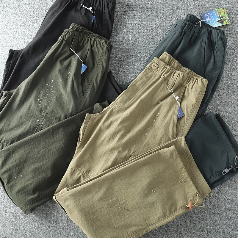 2023 Summer Thin Double-used Removable Men's Retro Solid Color Loose Straight Pants Simple Washing Multi-pocket Overalls Pants
2023 Summer Thin Double-used Removable Men's Retro Solid Color Loose Straight Pants Simple Washing Multi-pocket Overalls Pants