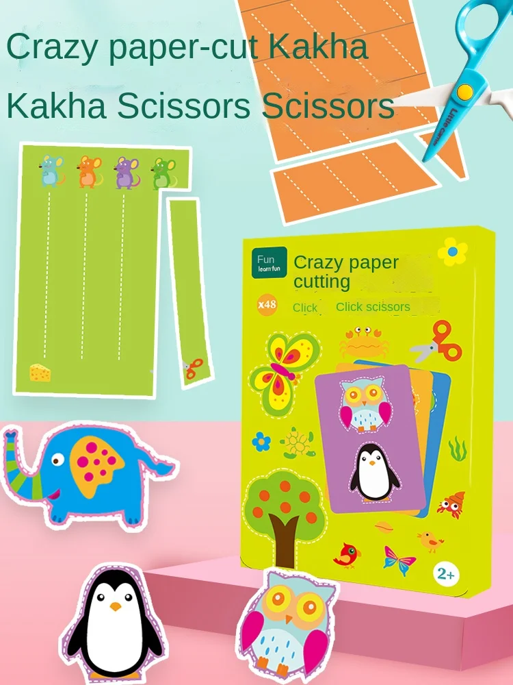 Children 'S Paper-Cut Handmade For Kindergarten 3-6 Years Old Entry DIY Baby Safety Scissors Educational Toys
Children 'S Paper-Cut Handmade For Kindergarten 3-6 Years Old Entry DIY Baby Safety Scissors Educational Toys