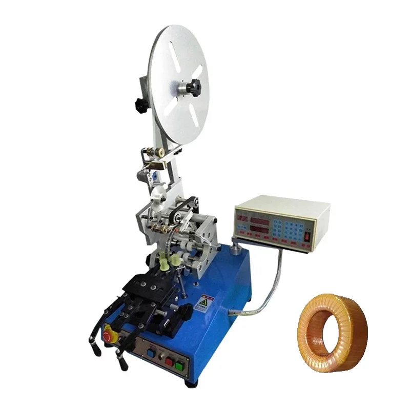 Fully automatic magnetic ring coating machine 600W 220V Common mode transformer wrapping machine Ring inductor coil
Fully automatic magnetic ring coating machine 600W 220V Common mode transformer wrapping machine Ring inductor coil
