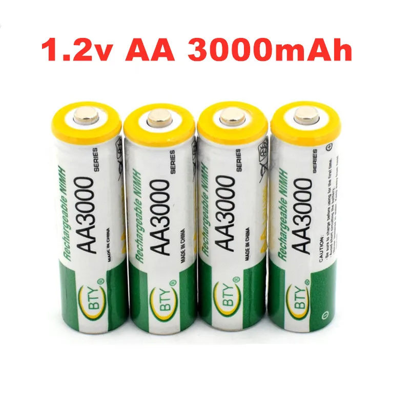 1.2V AA battery 3000mAh NI MH Pre-Charged Rechargeable Battery Ni-MH aa For Toys Camera Microphone
1.2V AA battery 3000mAh NI MH Pre-Charged Rechargeable Battery Ni-MH aa For Toys Camera Microphone