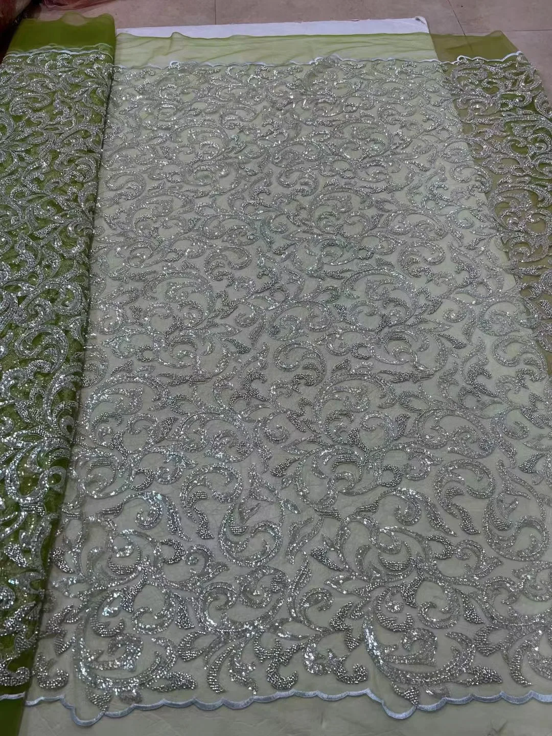 Nigerian Net Lace Fabric 2023 French Bridal Lace Fabric Luxury Quality Embroidery Beaded Lace Fabric For Wedding
Nigerian Net Lace Fabric 2023 French Bridal Lace Fabric Luxury Quality Embroidery Beaded Lace Fabric For Wedding