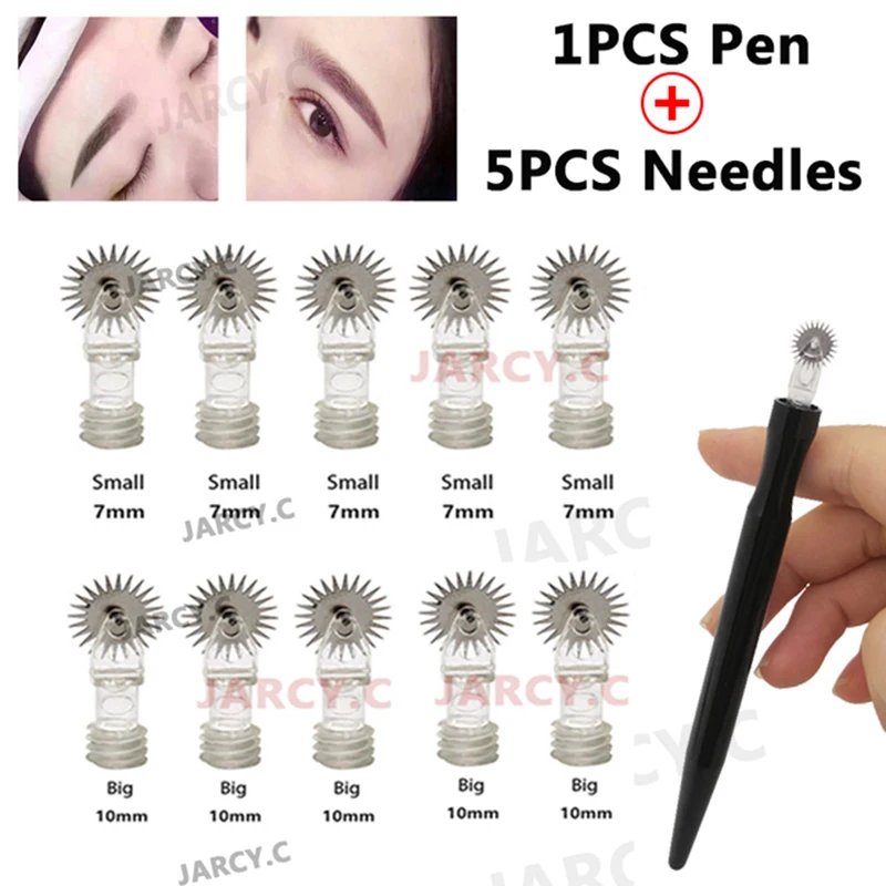 Disposable Microblading Pen with Portable Roller Needles Eyebrow Fog Embroidery Pin for Permanent Makeup Micro Manual Tattoo Pen
Disposable Microblading Pen with Portable Roller Needles Eyebrow Fog Embroidery Pin for Permanent Makeup Micro Manual Tattoo Pen