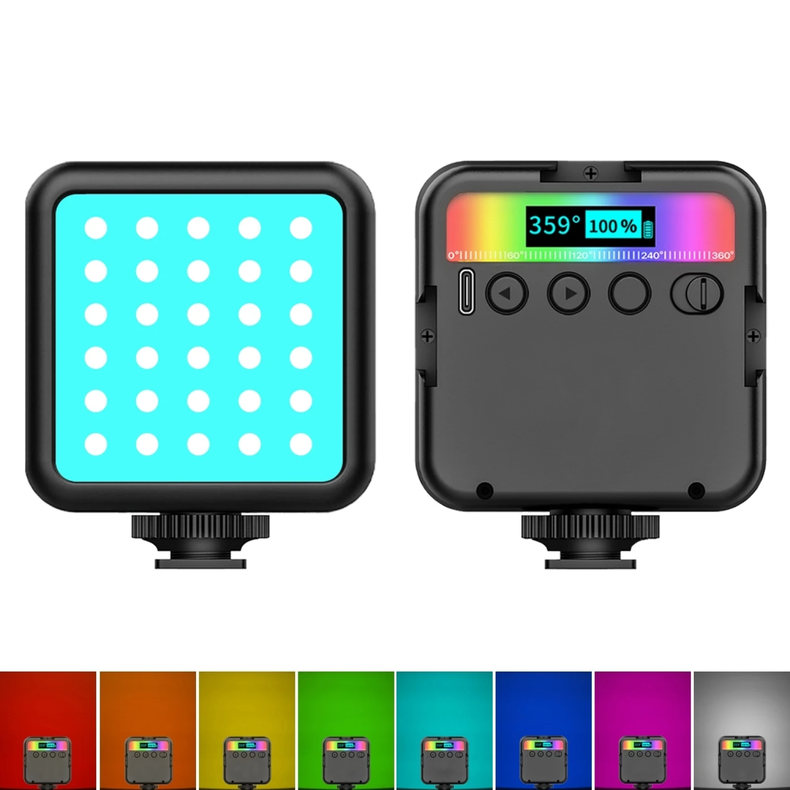PULUZ Pocket 2500-9000K + RGB полноцветная красота, заполняющая телефон, ручная фотография
PULUZ Pocket 2500-9000K + RGB полноцветная красота, заполняющая телефон, ручная фотография