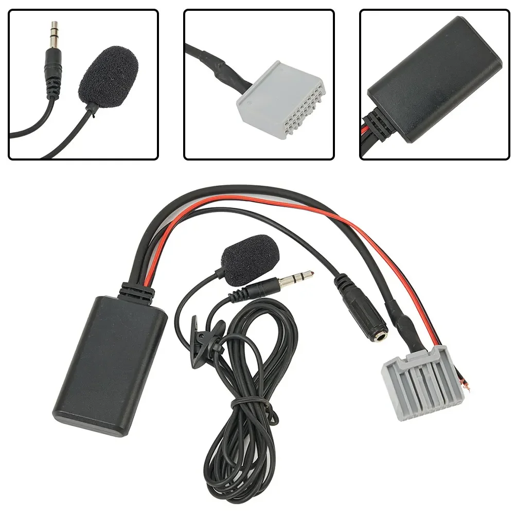 Grey Auxiliary Cable Adapter Mic Adapter Improving Interior Kits Plastic Car Audio Bluetooth Adapter Fits Most Car
Grey Auxiliary Cable Adapter Mic Adapter Improving Interior Kits Plastic Car Audio Bluetooth Adapter Fits Most Car
