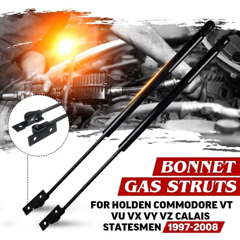 Gas Struts Hood Lift Support Bar For Holden Commodore VT VX VU VY VZ 1997-2008 For Calais Statesmen WH WK WL 1997-2006
Gas Struts Hood Lift Support Bar For Holden Commodore VT VX VU VY VZ 1997-2008 For Calais Statesmen WH WK WL 1997-2006