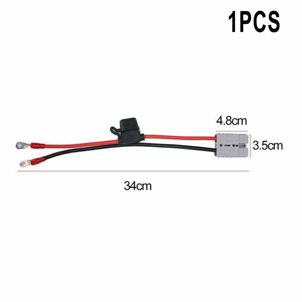 New Practical Useful Connector Charging Cable Kit Battery For Anderson 30CM 50Amp Accessories Fuse 10A Lead To Lug PVC+Copper
New Practical Useful Connector Charging Cable Kit Battery For Anderson 30CM 50Amp Accessories Fuse 10A Lead To Lug PVC+Copper