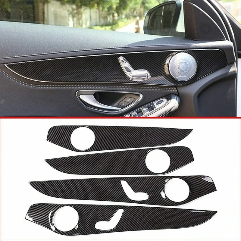 4Pcs Carbon Fiber Style Interior Door Decoration Panel Cover Trims For Mercedes Benz C Class W205 C180 2015-2020
4Pcs Carbon Fiber Style Interior Door Decoration Panel Cover Trims For Mercedes Benz C Class W205 C180 2015-2020