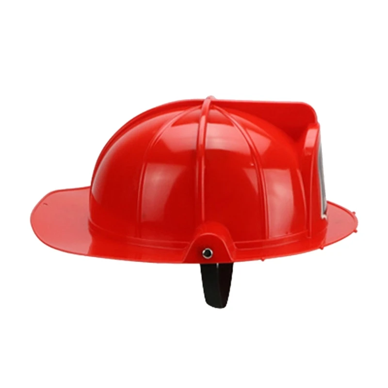 

Fireman Costume Pretend Hat Fighter Hat Halloween Firefighter Childrens Helmet