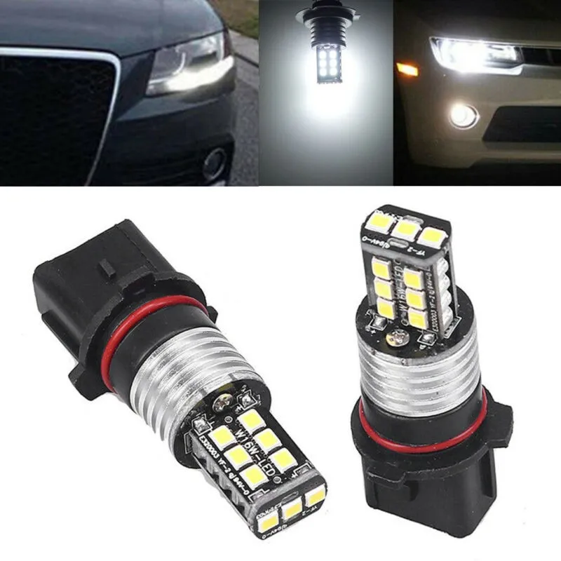 2835 Bulbs Fog Lights 2pcs 6000K Canbus DRL Daytime Running Driving Error Free High Brightness Lamp P13W White
2835 Bulbs Fog Lights 2pcs 6000K Canbus DRL Daytime Running Driving Error Free High Brightness Lamp P13W White