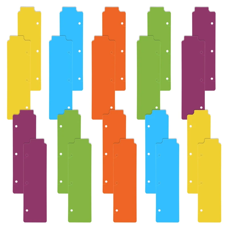20 Pieces Snap-In Plastic Bookmark Mini Binder Dividers Snap In Bookmark For Planner Multicolor Plastic Bookmark
20 Pieces Snap-In Plastic Bookmark Mini Binder Dividers Snap In Bookmark For Planner Multicolor Plastic Bookmark