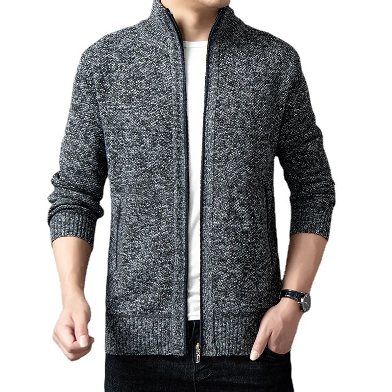 Autumn Winter Warm Cardigan Men Fleece Zipper Sweaters Jackets Mens Slim Fit Knitted Sweatercoat Thick Cardigan Sweater Coat Men
Autumn Winter Warm Cardigan Men Fleece Zipper Sweaters Jackets Mens Slim Fit Knitted Sweatercoat Thick Cardigan Sweater Coat Men