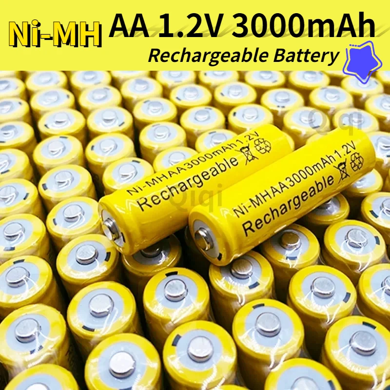 100% Original 1.2V 3000mAh NI MH AA Pre-Charged Rechargeable Batteries NI-MH Rechargeable AA Battery for Toys Camera Microphone
100% Original 1.2V 3000mAh NI MH AA Pre-Charged Rechargeable Batteries NI-MH Rechargeable AA Battery for Toys Camera Microphone
