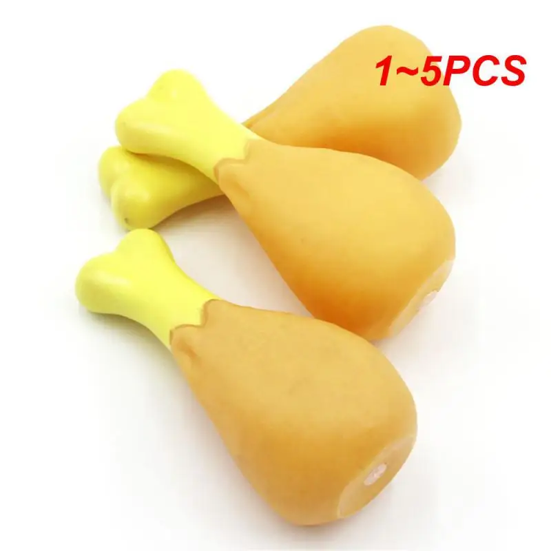 

1~5PCS Pet Dog Toy Rubber Chicken Leg Puppy Sound Squeaker Chew Toys for Dogs Puppy Cat Interactive Pet Supplies Dog Products