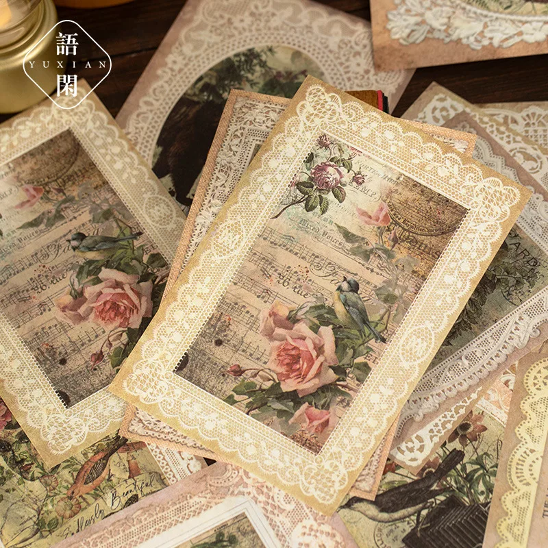36pcs/lot Memo Pads Material Paper European style Journal Scrapbooking paper Card Background Decoration Paper stationery
36pcs/lot Memo Pads Material Paper European style Journal Scrapbooking paper Card Background Decoration Paper stationery