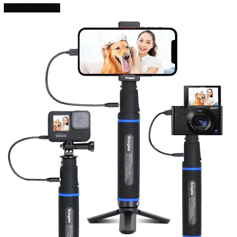 10000mAh Hand Grip Power Bank Bar Selfie Stick with Mini Tripod for Gopro Hero 12 1110 9 8 7 6 SJcam DJI Yi Camera Mobile Phones
10000mAh Hand Grip Power Bank Bar Selfie Stick with Mini Tripod for Gopro Hero 12 1110 9 8 7 6 SJcam DJI Yi Camera Mobile Phones