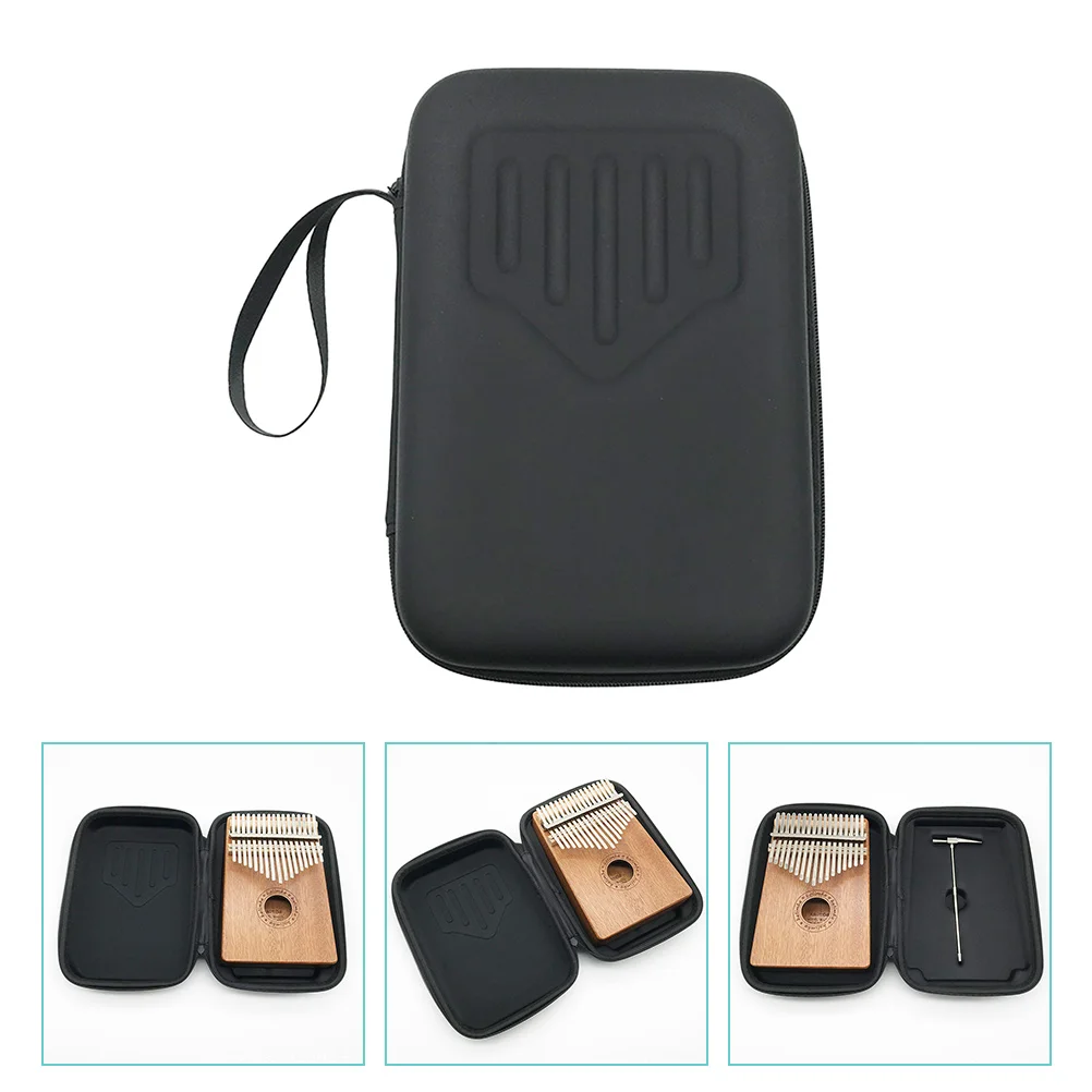 

Gig Bag Kalimba Finger Piano Storage Case Box Supplies Eva Simple Container Thumb Protective