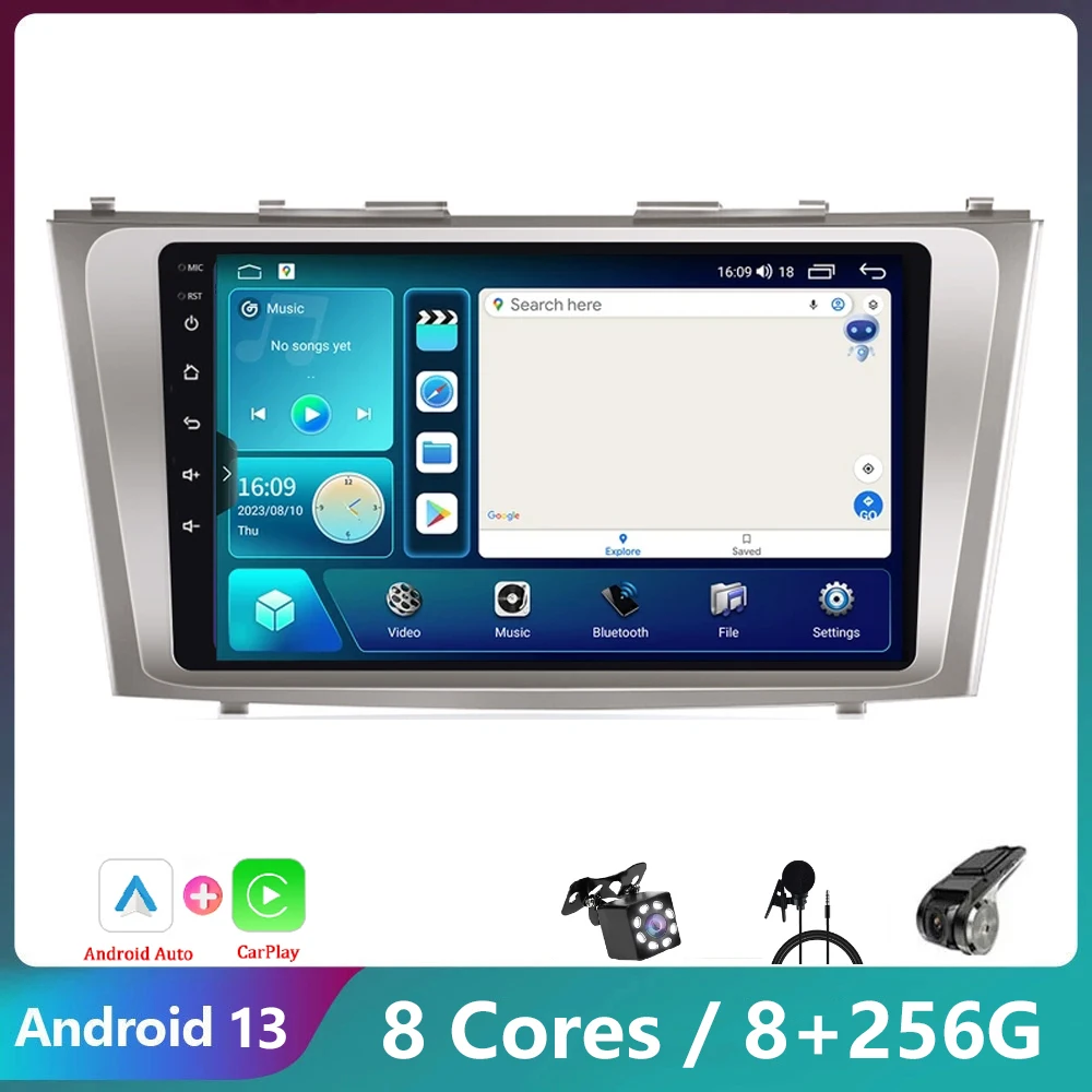 Автомагнитола на Android 13, мультимедийный видеоплеер для Toyota Camry 2006-2011, беспроводная стереоколонка Carplay
Автомагнитола на Android 13, мультимедийный видеоплеер для Toyota Camry 2006-2011, беспроводная стереоколонка Carplay