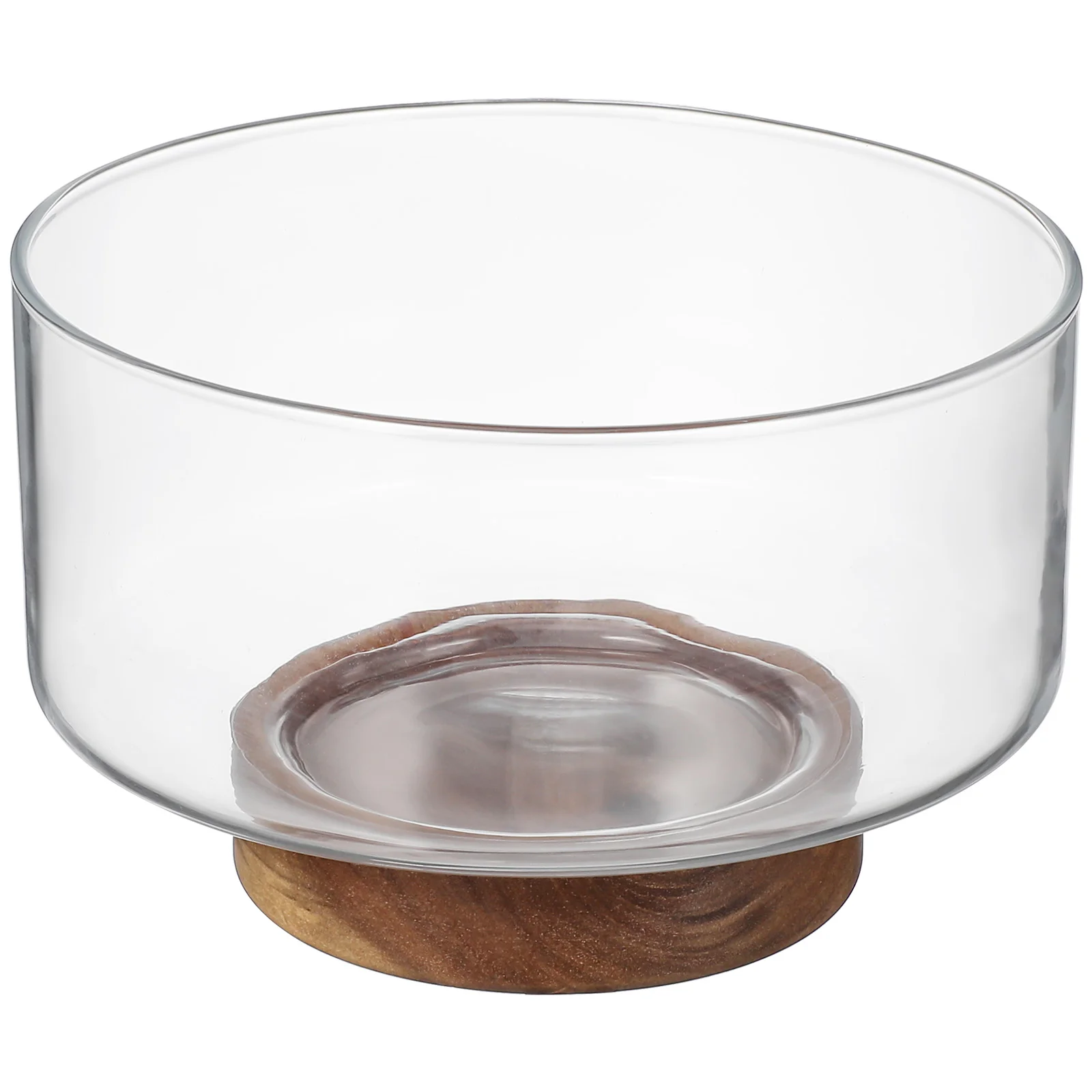 Cabilock Home Decor Glass Salad Bowl Japanese Style Salad Container Snack Dessert Holder Wooden Base Kitchen
Cabilock Home Decor Glass Salad Bowl Japanese Style Salad Container Snack Dessert Holder Wooden Base Kitchen