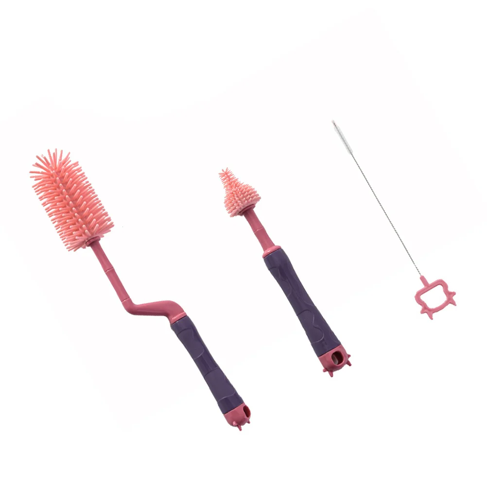 Набор Щеток Для Чистки детских бутылок, Набор Щеток Для Чистки маленьких бутылок из силикона (розовый) 
Набор Щеток Для Чистки детских бутылок, Набор Щеток Для Чистки маленьких бутылок из силикона (розовый)